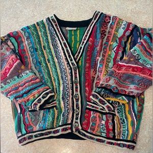 Coogi Vintage Australia Cardigan Sweater